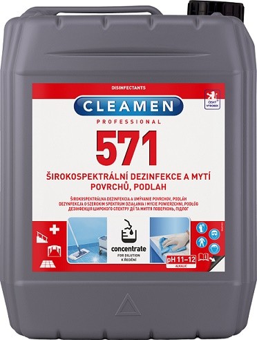 Cleamen 571 širokospektrální dezinfekce - Kosmetika Hygiena a ochrana pro ruce Dezinfekce